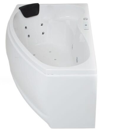 Freistehende weiße Badewanne